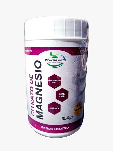 Citrato de Magnesio Biorganics Perú
